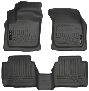 2013-2015 Ford Fusion / 2013-2014 Lincoln MKZ Front & 2nd Seat Floor Liners - Black
