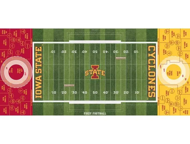 Fozzy Football NCAA Licensed Game Mats