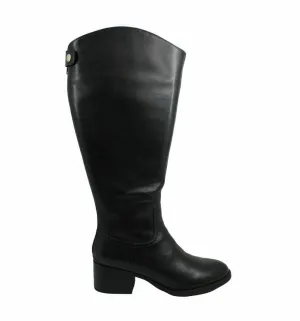 INC International Concepts Ceriel Closed Toe Knee High Boots  Color Black Size 7.5M Wide Calf