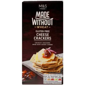 M&S Food Made Without Wheat Gluten Free Cheese Crackers 100g