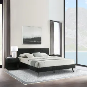 Petra 3 Piece Wood Bedroom Set