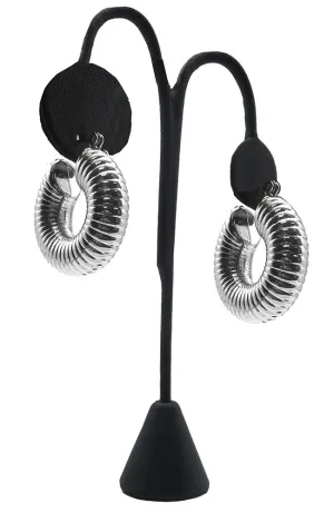 Silver Ridge Chunky Hoop