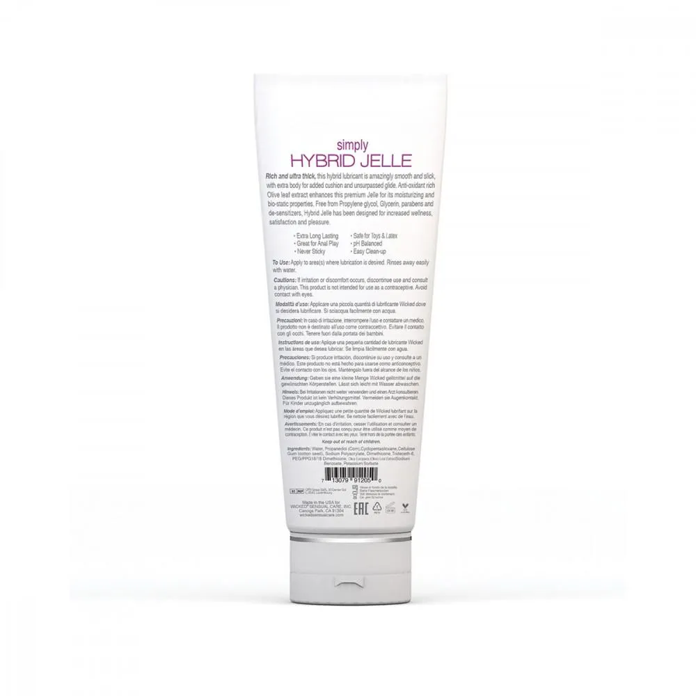 Wicked Simply Hybrid Jelle Extra-Thick Lubricant